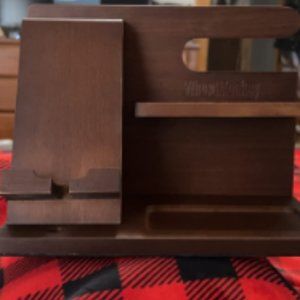 Wood Phone Docking Station  Father's Day Gift Idea